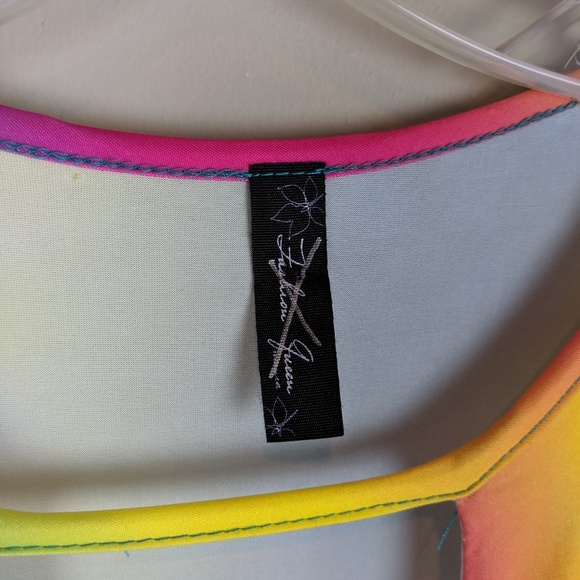 Rainbow Cutout Playsuit - H8 - Picture 5 of 7